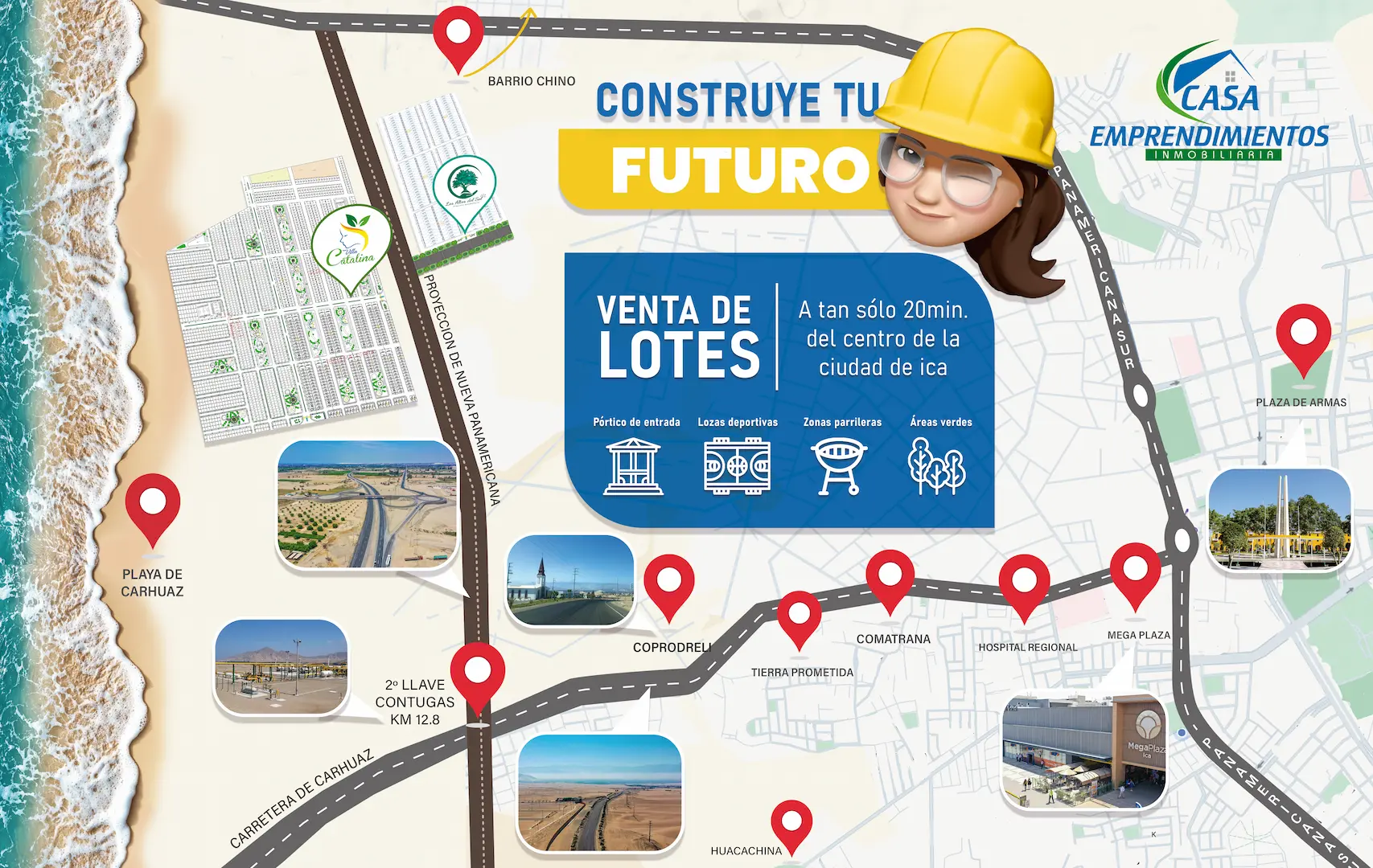 Mapa de ubicación del Proyecto Altamira